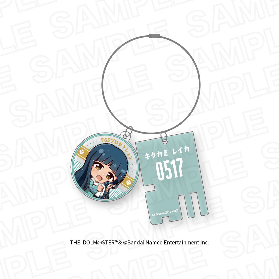 アイドルマスター ミリオンライブ! ほ?っとひと息 銭湯HANABI団ver.2連アクリルキーホルダー 北上 麗花 - AniSmile