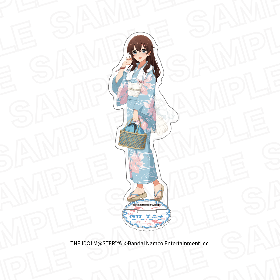 アイドルマスター ミリオンライブ! ほ?っとひと息 銭湯HANABI団ver.描き下ろしアクリルスタンド 佐竹 美奈子 - AniSmile