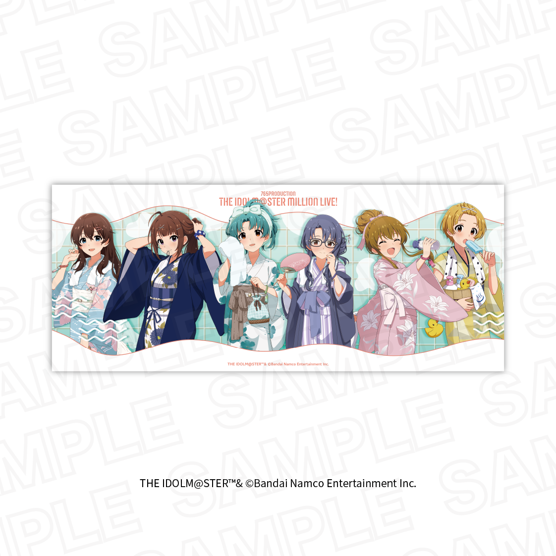 アイドルマスター ミリオンライブ! ほ?っとひと息 銭湯HANABI団ver.マフラータオル - AniSmile
