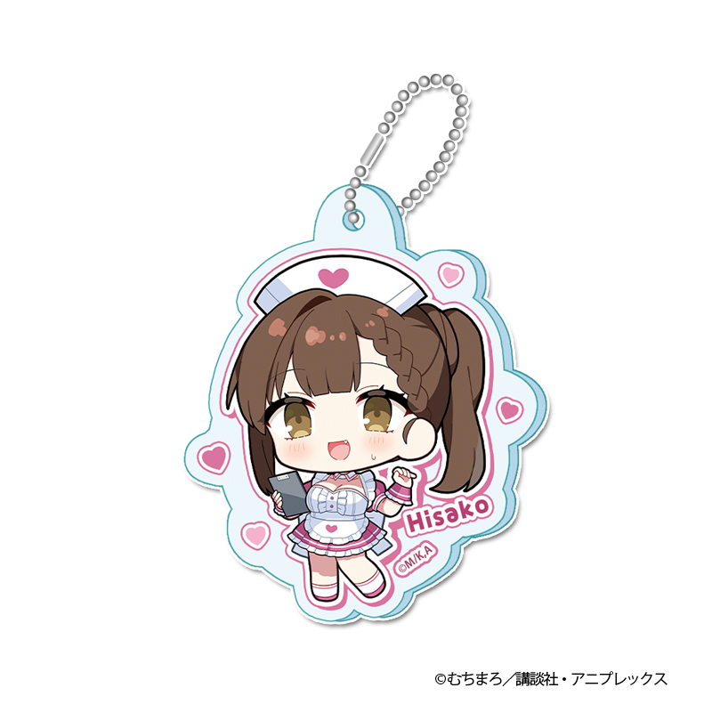 生徒会にも穴はある! ぷちちょこミニアクリルキーホルダー【古都吹 寿子】ナースver. - AniSmile
