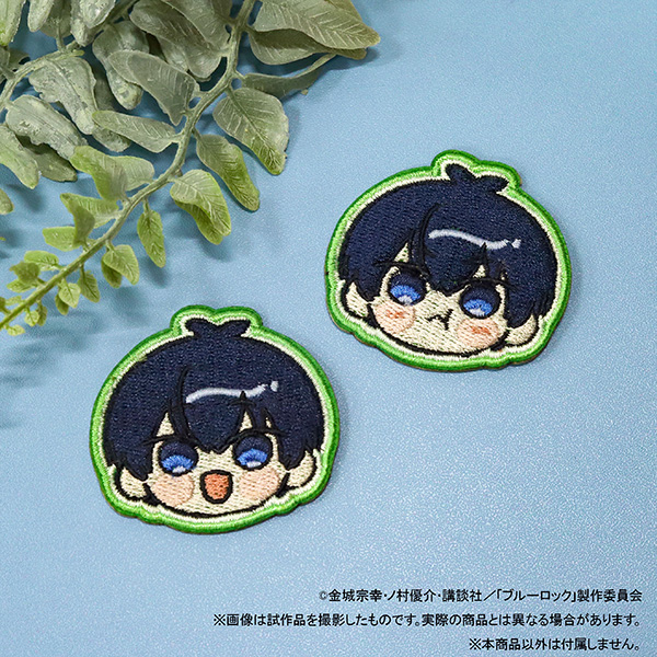 ブルーロック2期 刺繍ワッペンシール/凪 誠士郎B まるほぺフレンズ Image 3 | AniSmile