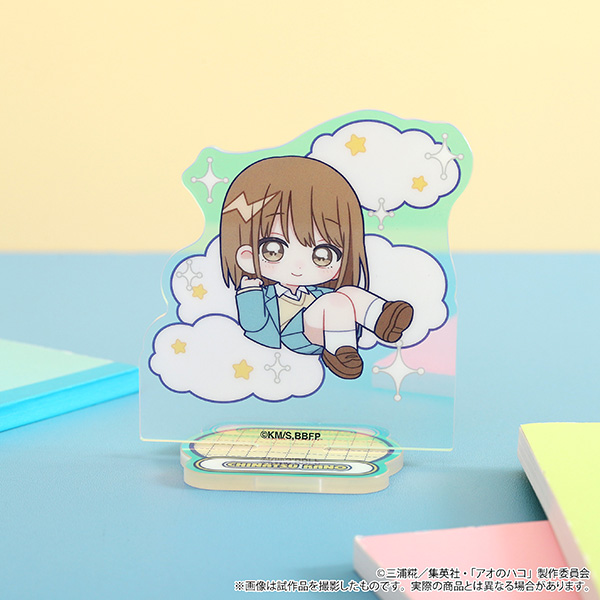 アオのハコ ミニオーロラアクリルスタンド/蝶野 雛 部活Ver. ぱすてるぽっぷ Image 3 | AniSmile