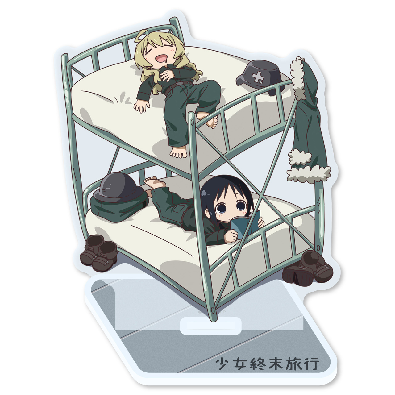 少女終末旅行 二段ベッド アクリルスタンド Image 3 | AniSmile