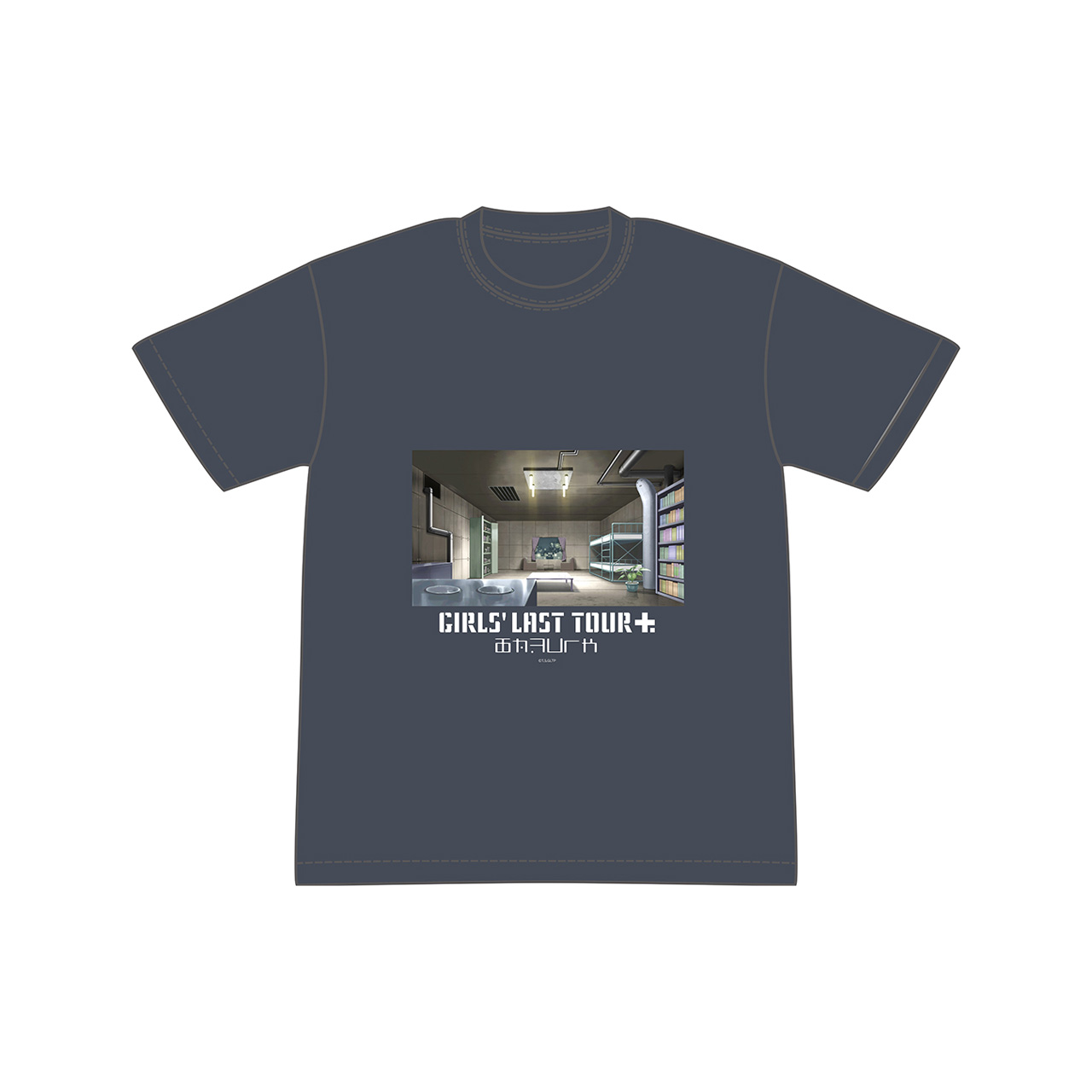 少女終末旅行 BGこれくしょんTシャツ明るい部屋 L Image 2 | AniSmile