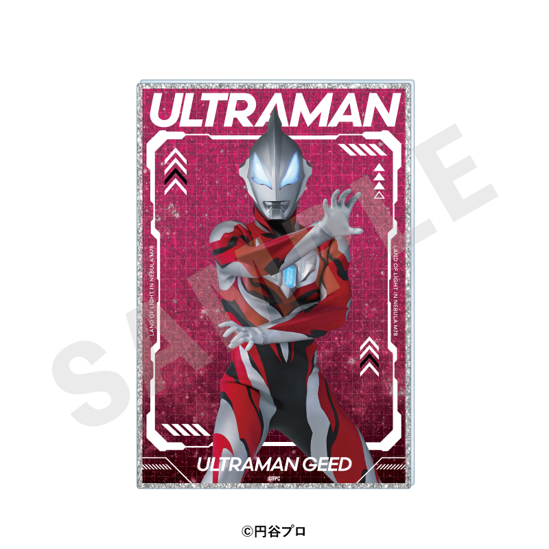 ウルトラマンシリーズ グリッターアクリルイラストカード(ウルトラマンジード) - AniSmile