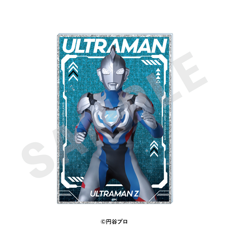 ウルトラマンシリーズ グリッターアクリルイラストカード(ウルトラマンゼット) - AniSmile