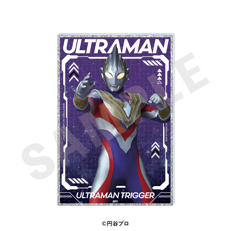 ウルトラマンシリーズ グリッターアクリルイラストカード(ウルトラマントリガー) - AniSmile