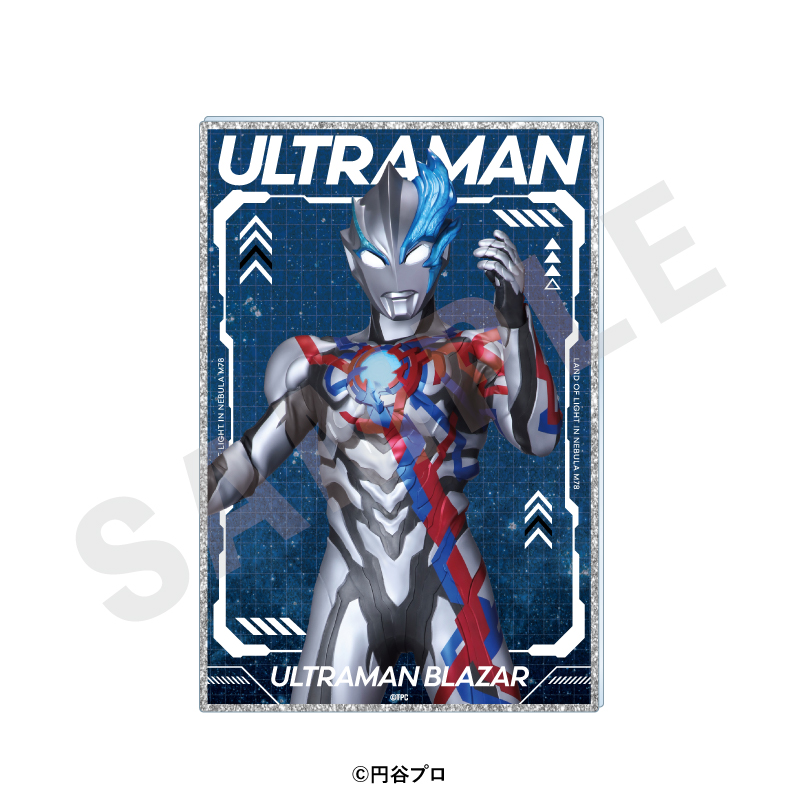 ウルトラマンシリーズ グリッターアクリルイラストカード(ウルトラマンブレーザー) - AniSmile