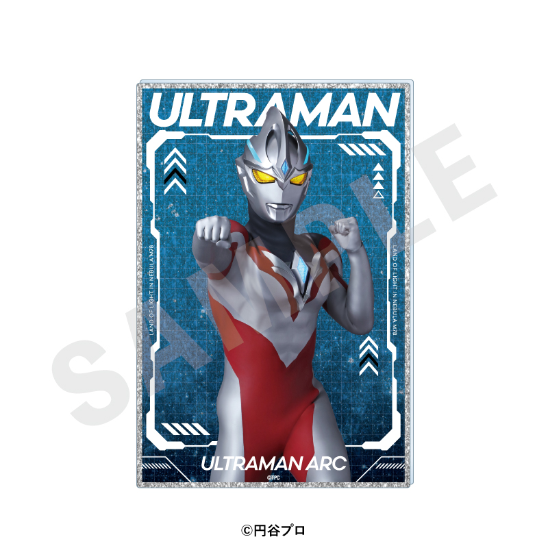 ウルトラマンシリーズ グリッターアクリルイラストカード(ウルトラマンアーク) - AniSmile