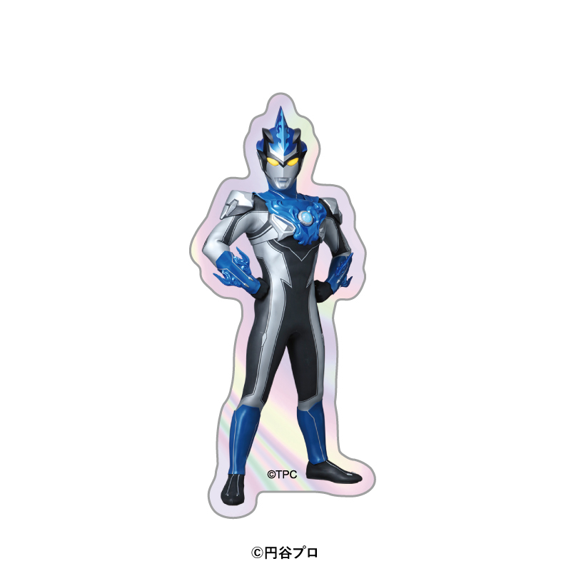 ウルトラマンシリーズ オーロラダイカットステッカー(ウルトラマンブル) - AniSmile