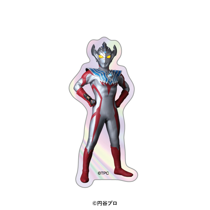 ウルトラマンシリーズ オーロラダイカットステッカー(ウルトラマンタイガ) - AniSmile