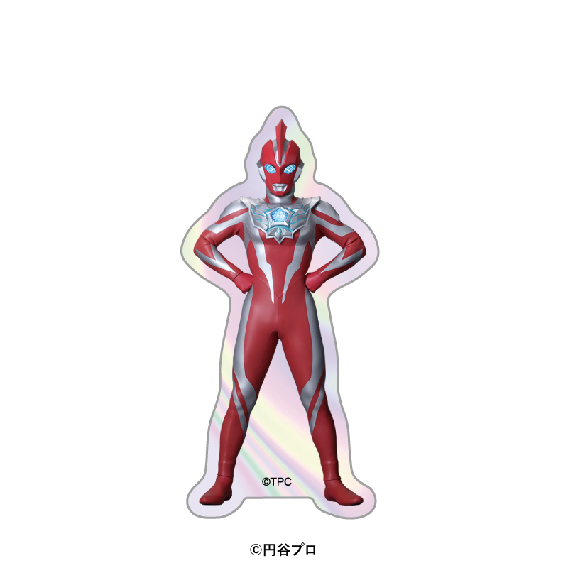 ウルトラマンシリーズ オーロラダイカットステッカー(ウルトラマンオメガ) - AniSmile