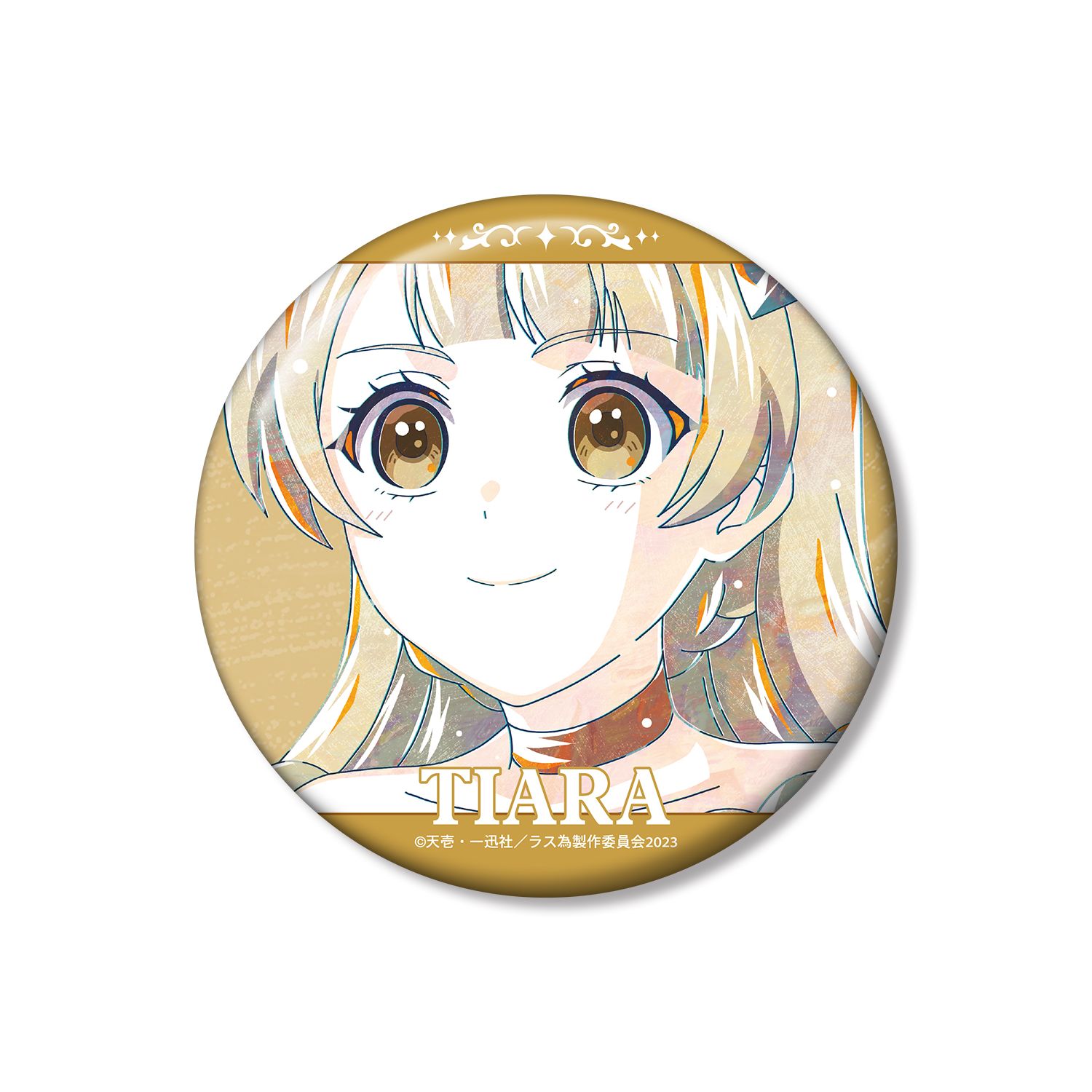 TVアニメ『悲劇の元凶となる最強外道ラスボス女王は民の為に尽くします。』 ティアラ Ani-Art 100mm缶バッジ Image 3 | AniSmile