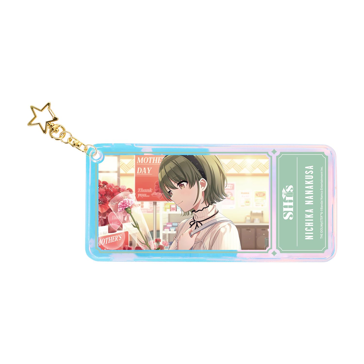 アイドルマスター シャイニーカラーズ 【受けトル sun Q】七草にちか オーロラチケットホルダー - AniSmile