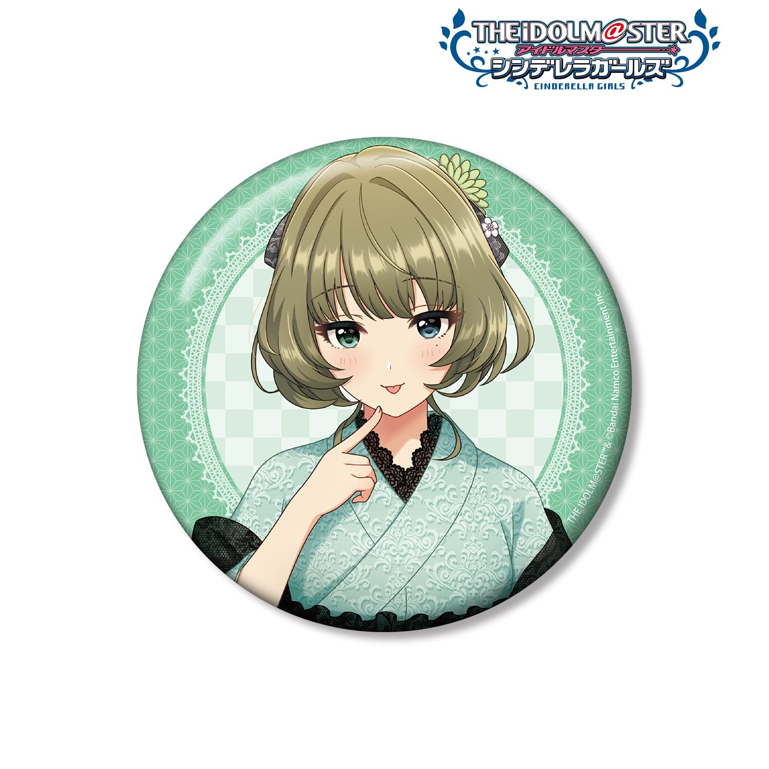 アイドルマスター シンデレラガールズ 描き下ろし 高垣楓 レース着物ver. 100mm缶バッジ 图片 4 | AniSmile