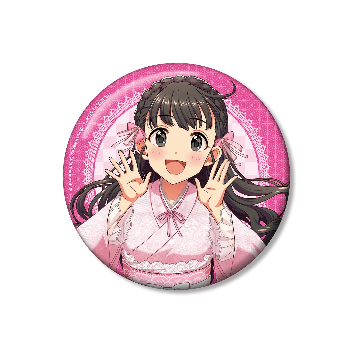 アイドルマスター シンデレラガールズ 描き下ろし 福山舞 レース着物ver. 100mm缶バッジ 画像 3 | AniSmile