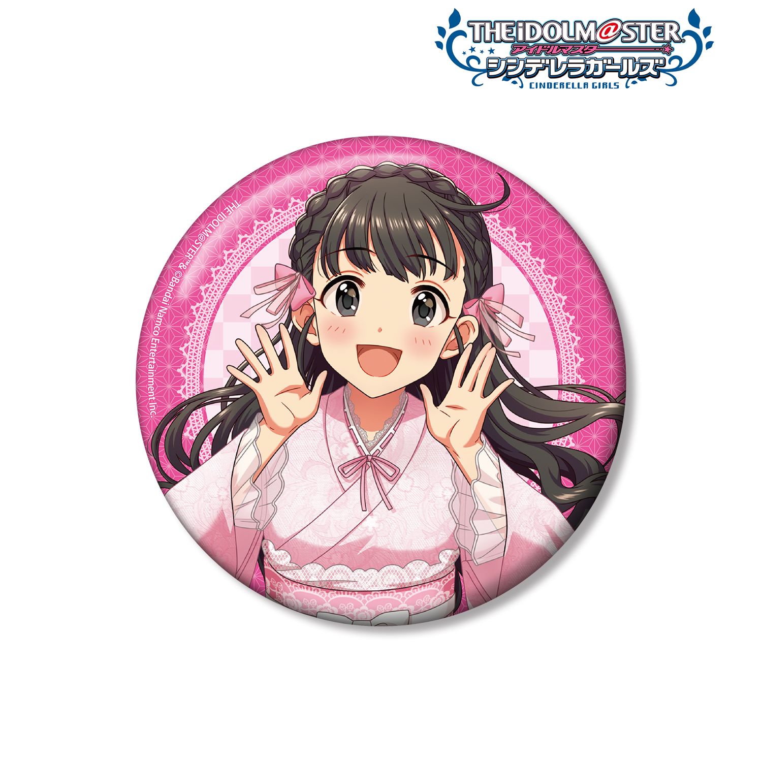 アイドルマスター シンデレラガールズ 描き下ろし 福山舞 レース着物ver. 100mm缶バッジ 画像 4 | AniSmile