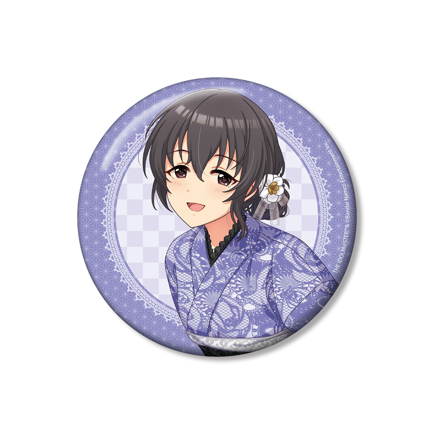アイドルマスター シンデレラガールズ 描き下ろし 藤原肇 レース着物ver. 100mm缶バッジ 画像 3 | AniSmile