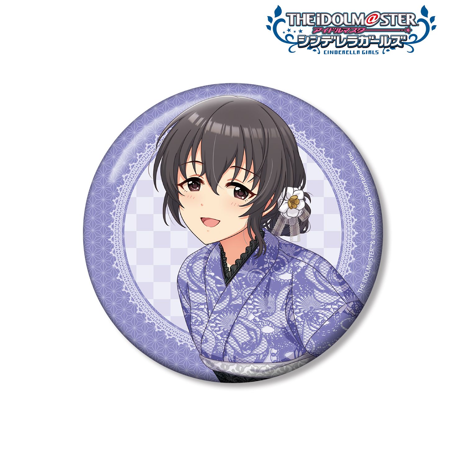 アイドルマスター シンデレラガールズ 描き下ろし 藤原肇 レース着物ver. 100mm缶バッジ 画像 4 | AniSmile