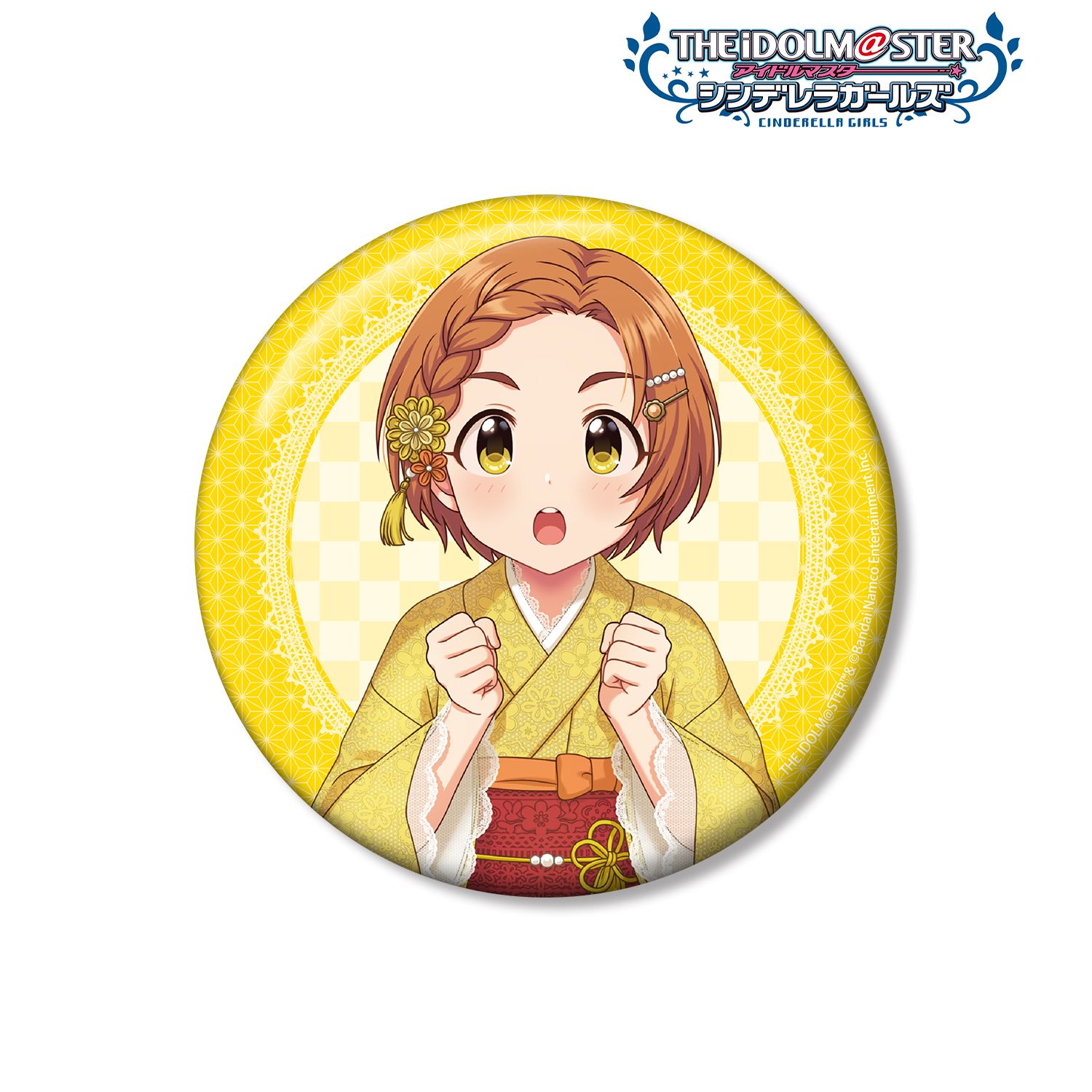 アイドルマスター シンデレラガールズ 描き下ろし 龍崎薫 レース着物ver. 100mm缶バッジ 画像 4 | AniSmile
