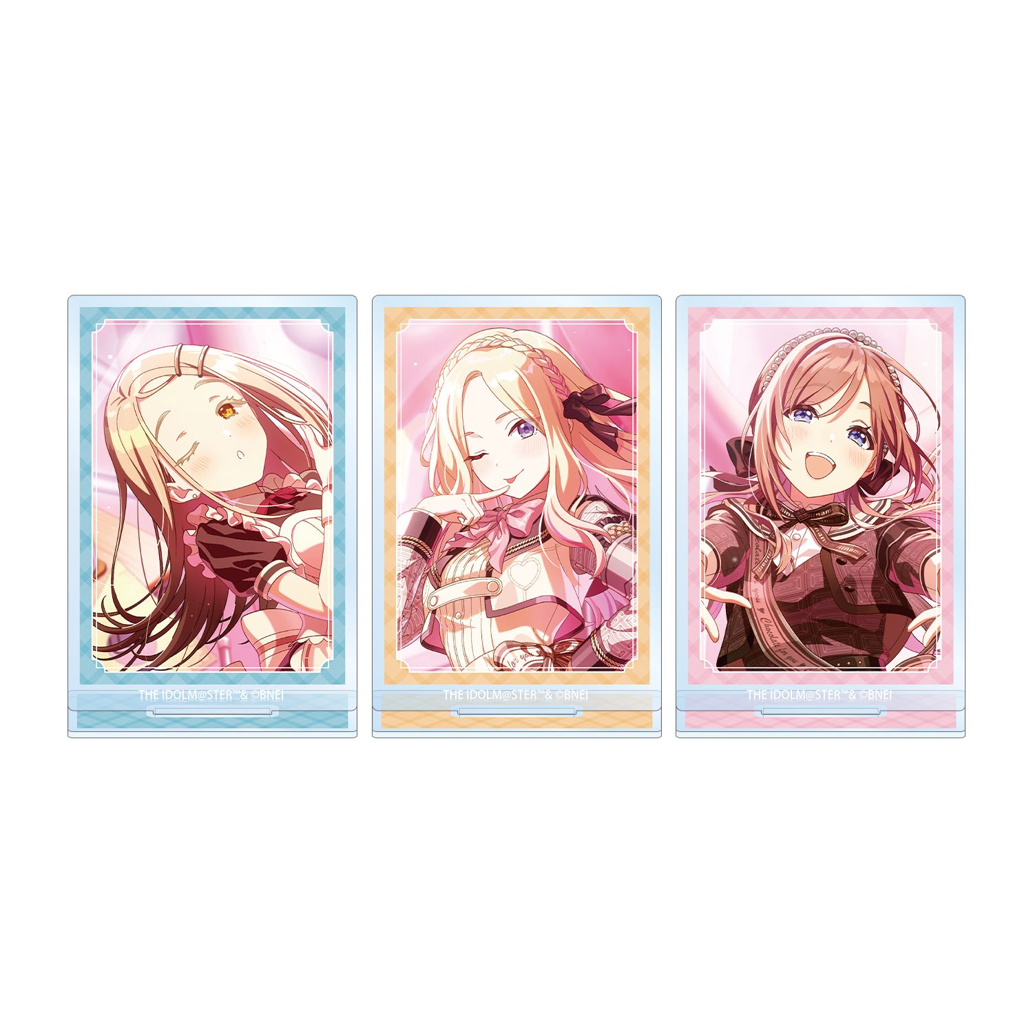 学園アイドルマスター ハッピーミルフィーユ アクリルスタンド3個セット Image 6 | AniSmile
