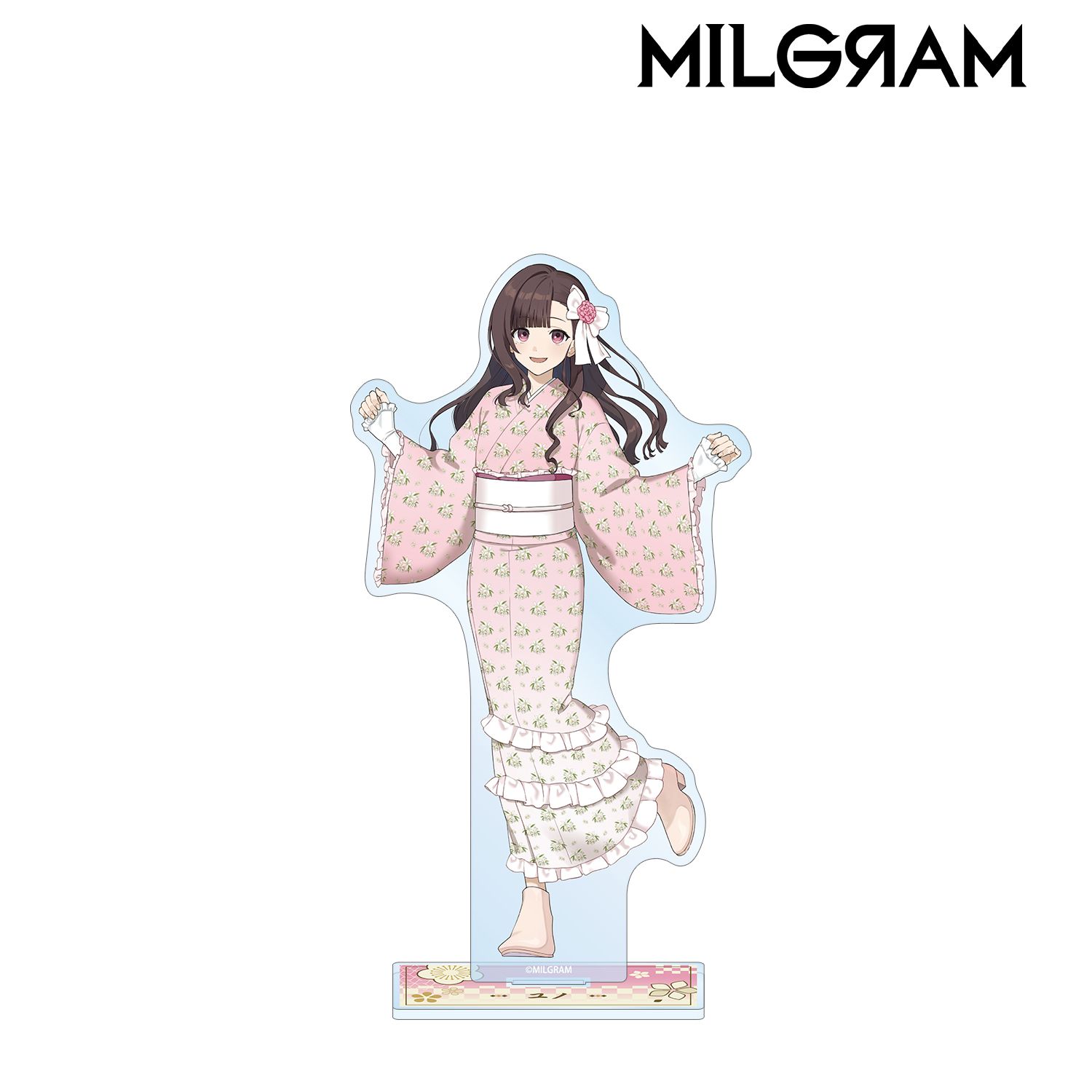 MILGRAM -ミルグラム- 描き下ろし ユノ レトロ和装ver. BIGアクリルスタンド - AniSmile