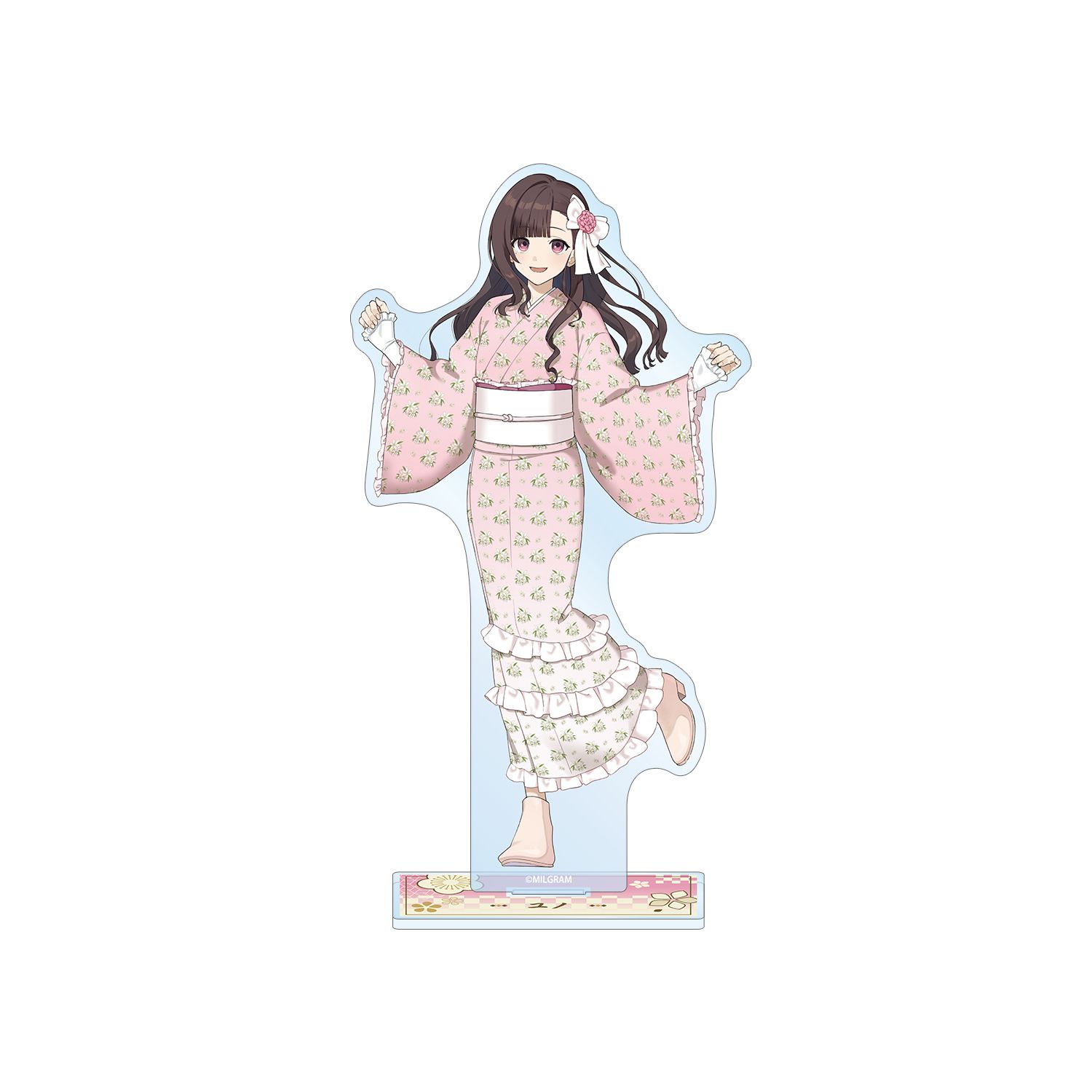 MILGRAM -ミルグラム- 描き下ろし ユノ レトロ和装ver. BIGアクリルスタンド Image 2 | AniSmile