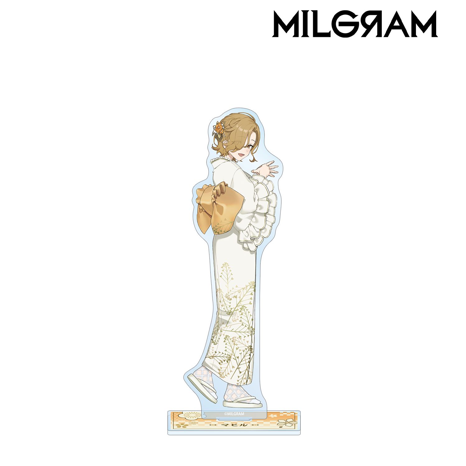 MILGRAM -ミルグラム- 描き下ろし マヒル レトロ和装ver. BIGアクリルスタンド Image 2 | AniSmile