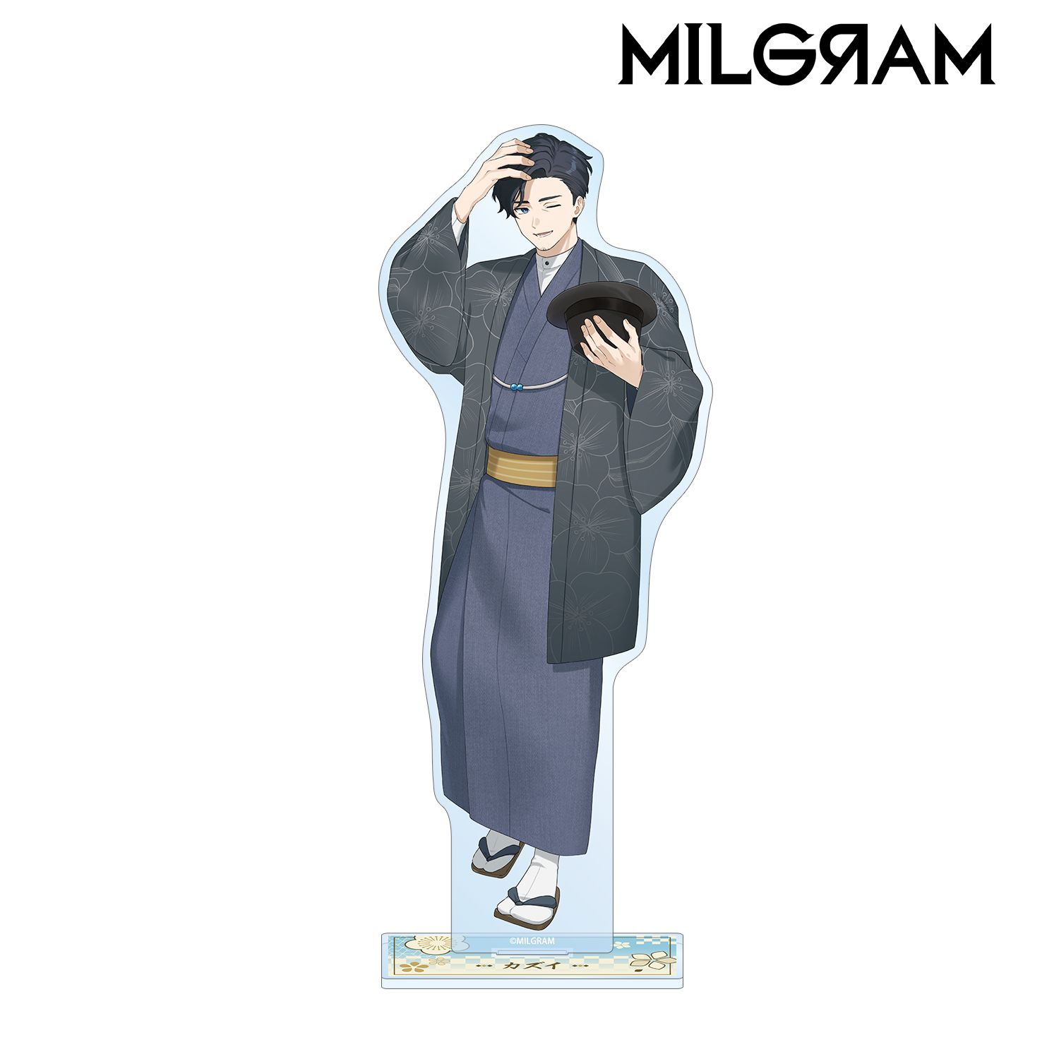 MILGRAM -ミルグラム- 描き下ろし カズイ レトロ和装ver. BIGアクリルスタンド Image 2 | AniSmile