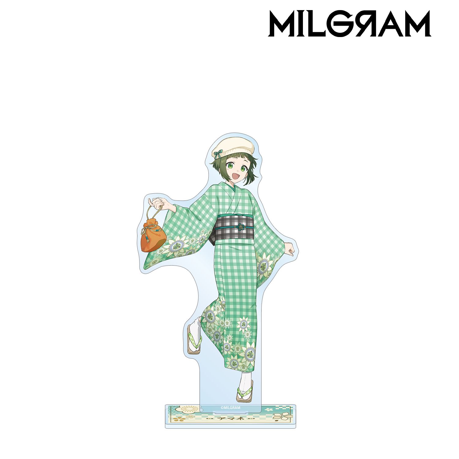 MILGRAM -ミルグラム- 描き下ろし アマネ レトロ和装ver. BIGアクリルスタンド Image 2 | AniSmile