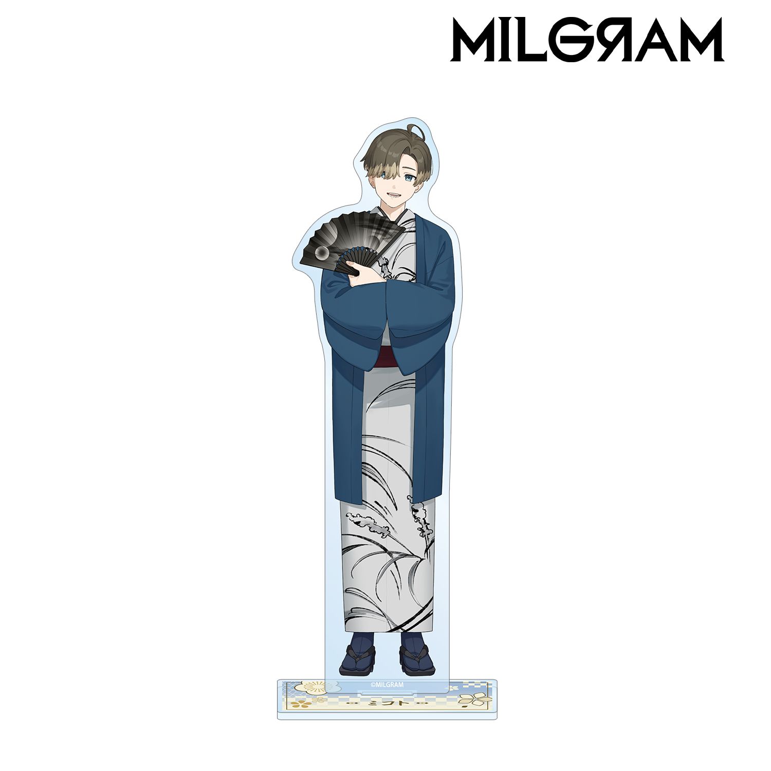 MILGRAM -ミルグラム- 描き下ろし ミコト レトロ和装ver. BIGアクリルスタンド Image 2 | AniSmile