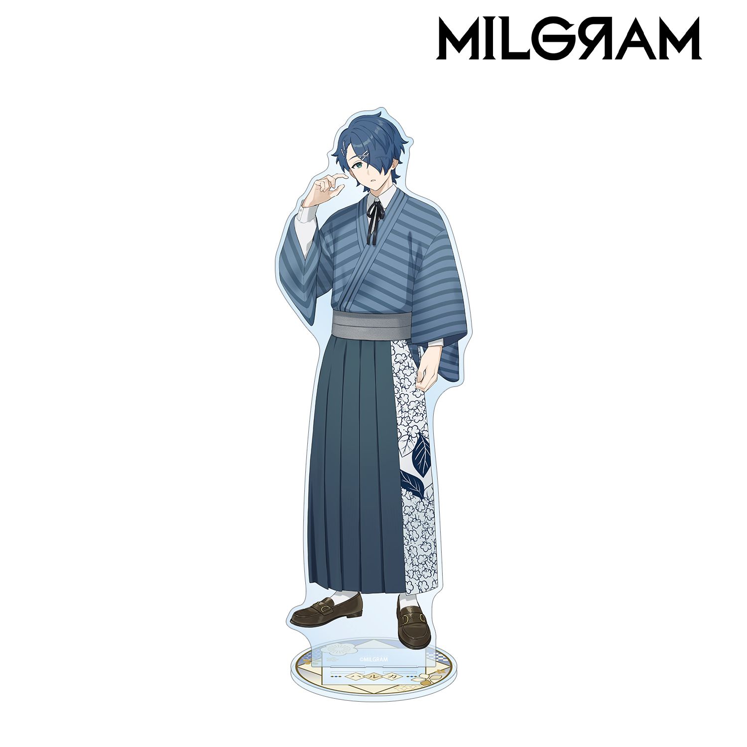 MILGRAM -ミルグラム- 描き下ろし ハルカ レトロ和装ver. 特大アクリルスタンド Image 3 | AniSmile