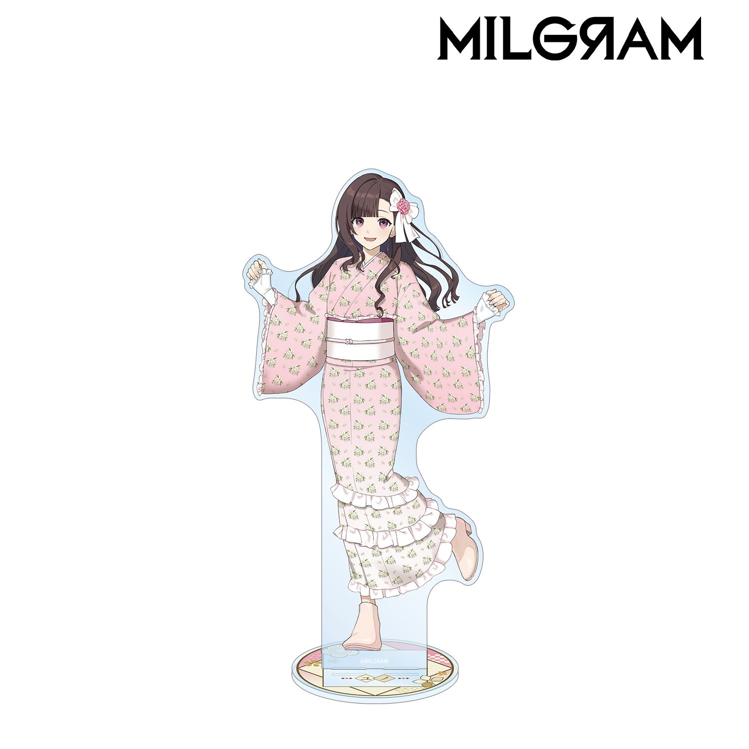 MILGRAM -ミルグラム- 描き下ろし ユノ レトロ和装ver. 特大アクリルスタンド Image 2 | AniSmile