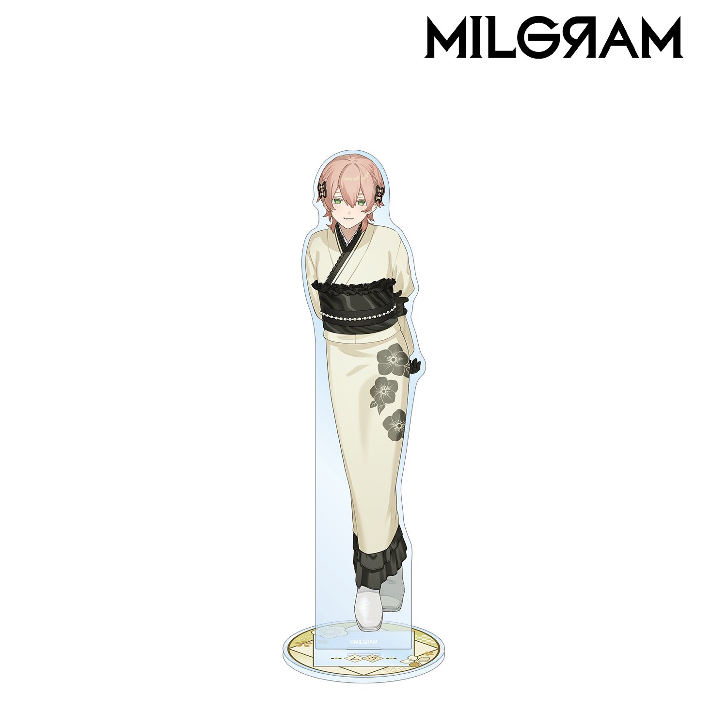 MILGRAM -ミルグラム- 描き下ろし ムウ レトロ和装ver. 特大アクリルスタンド Image 2 | AniSmile