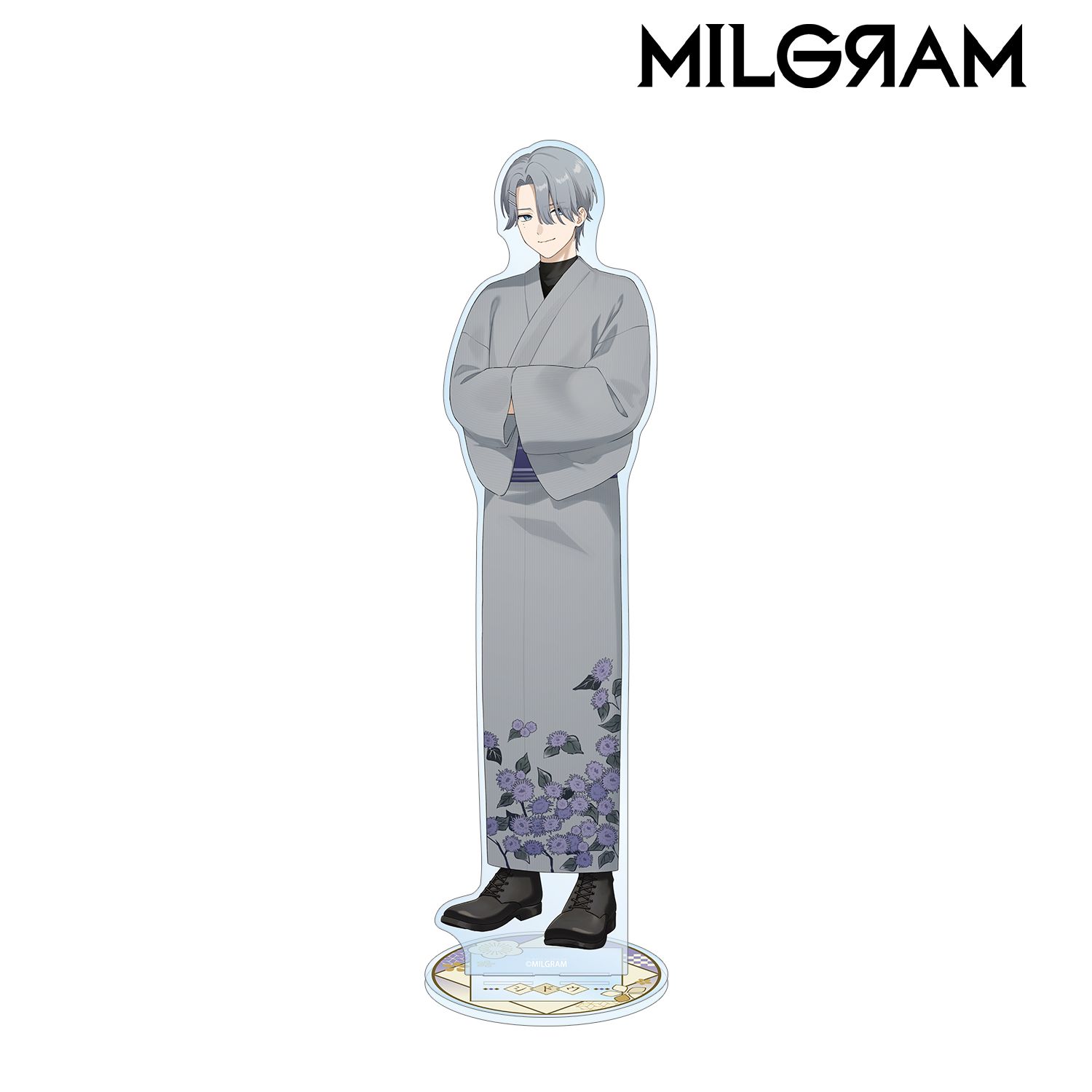 MILGRAM -ミルグラム- 描き下ろし シドウ レトロ和装ver. 特大アクリルスタンド Image 2 | AniSmile