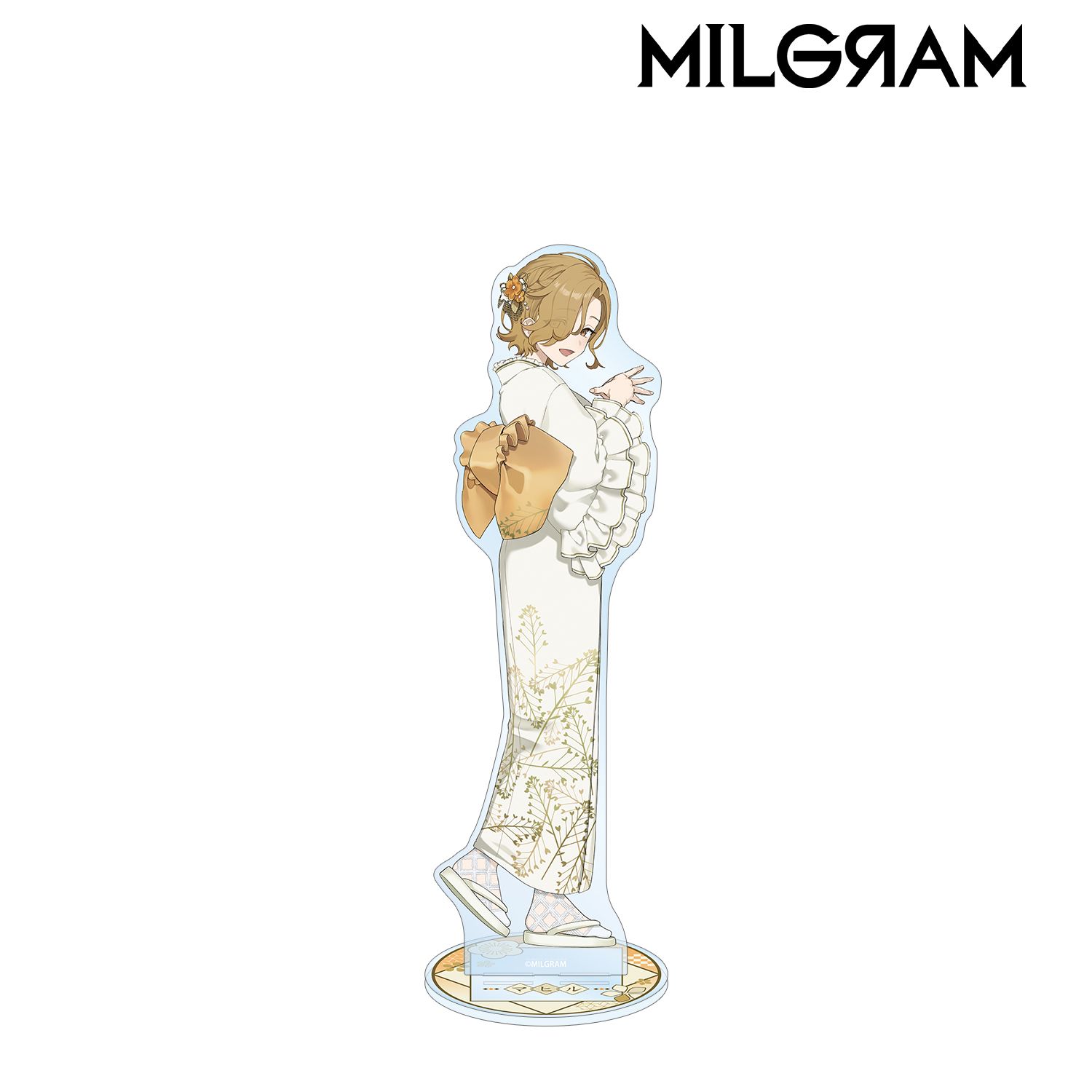MILGRAM -ミルグラム- 描き下ろし マヒル レトロ和装ver. 特大アクリルスタンド Image 2 | AniSmile