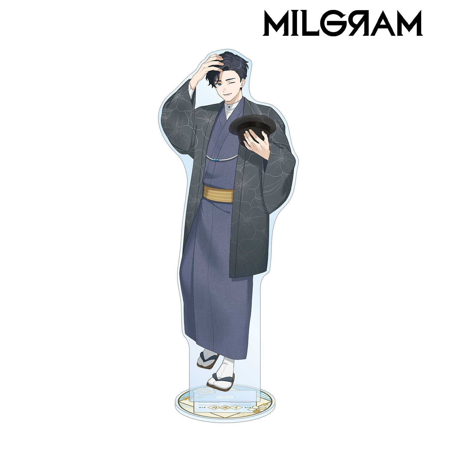 MILGRAM -ミルグラム- 描き下ろし カズイ レトロ和装ver. 特大アクリルスタンド Image 2 | AniSmile