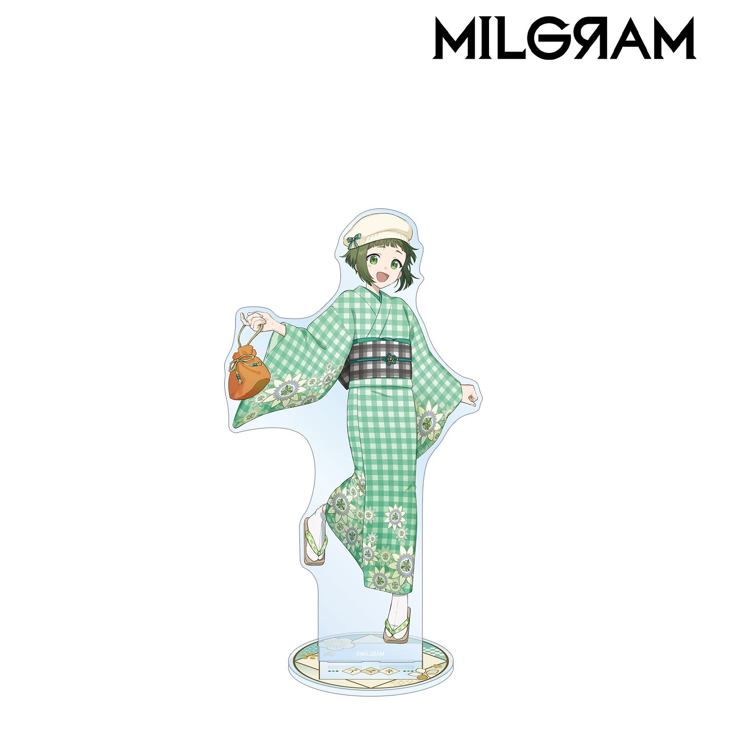 MILGRAM -ミルグラム- 描き下ろし アマネ レトロ和装ver. 特大アクリルスタンド Image 2 | AniSmile