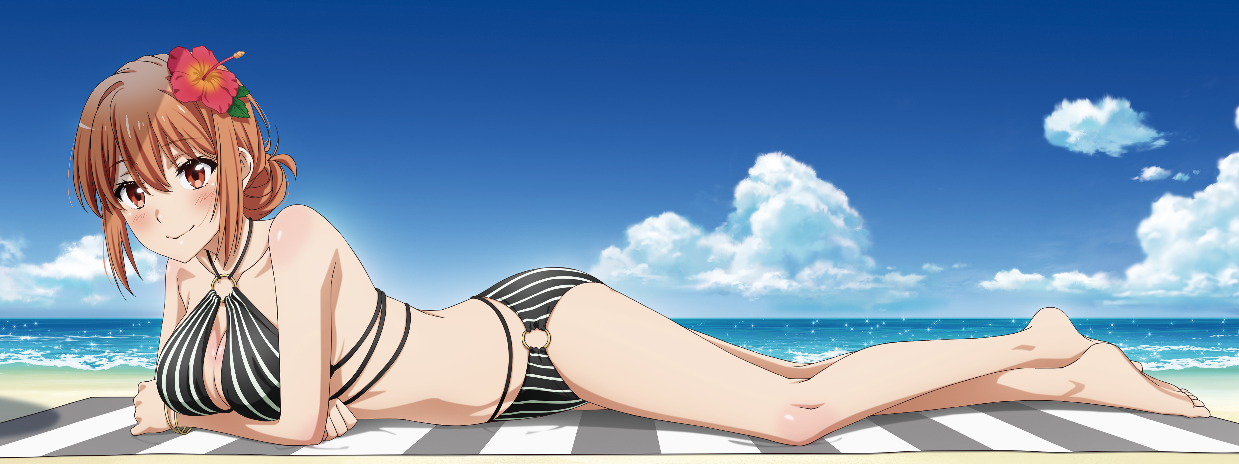 やはり俺の青春ラブコメはまちがっている。完 【描き下ろし】ベンチシートクッション 由比ヶ浜母(水着Ver.) Image 2 | AniSmile