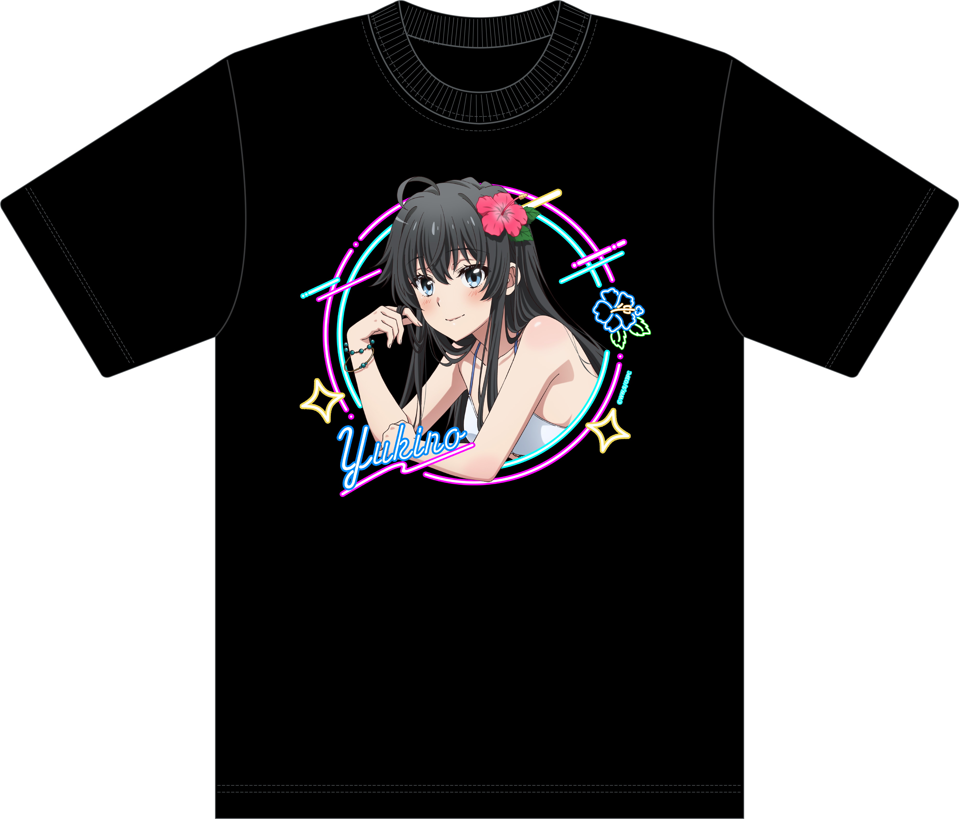 やはり俺の青春ラブコメはまちがっている。完 Tシャツ 雪ノ下雪乃(水着Ver.) XL - AniSmile