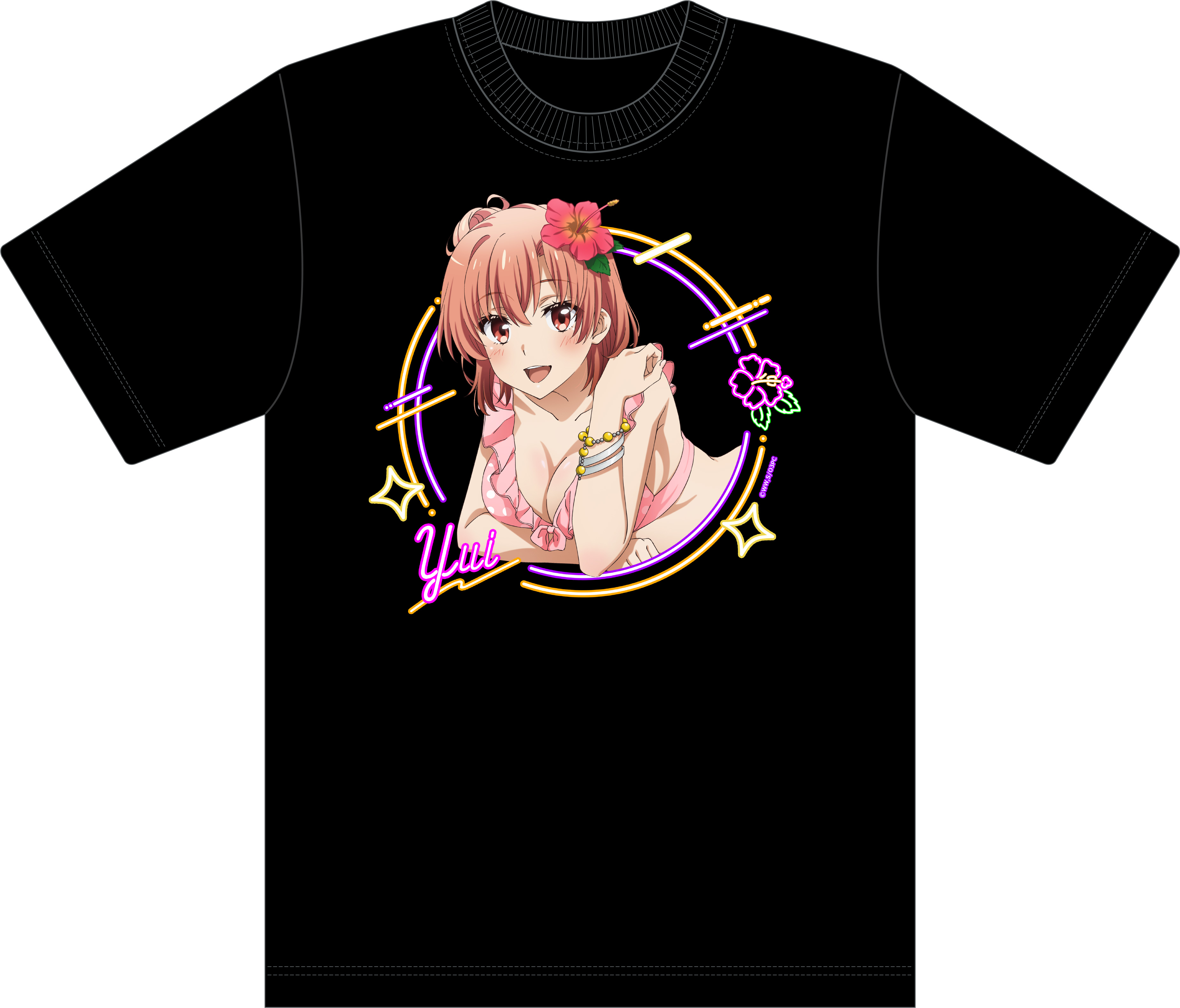 やはり俺の青春ラブコメはまちがっている。完 Tシャツ 由比ヶ浜結衣(水着Ver.) L - AniSmile