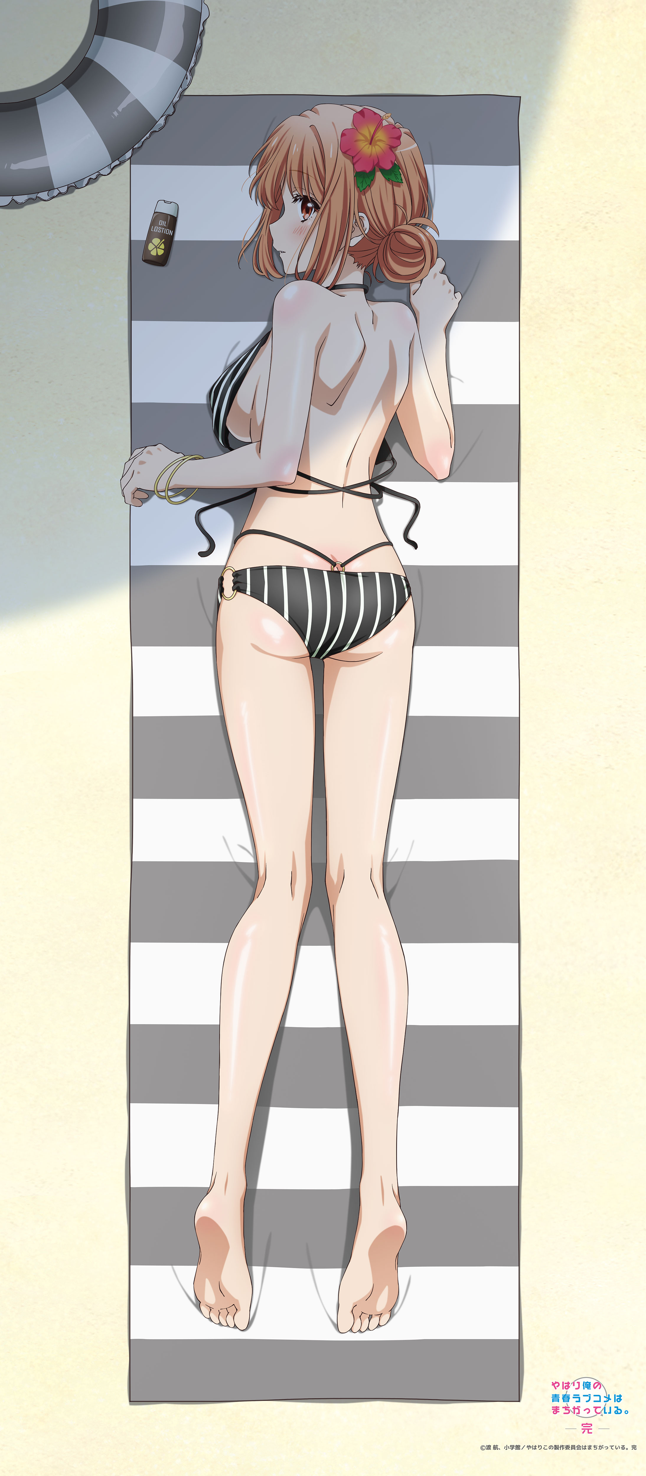 やはり俺の青春ラブコメはまちがっている。完 【描き下ろし】ビッグタペストリー 由比ヶ浜母(水着Ver.) - AniSmile