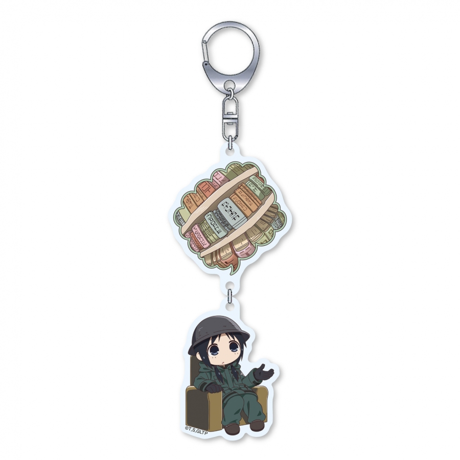 少女終末旅行 ゆらゆらアクリルキーホルダー本棚チト - AniSmile