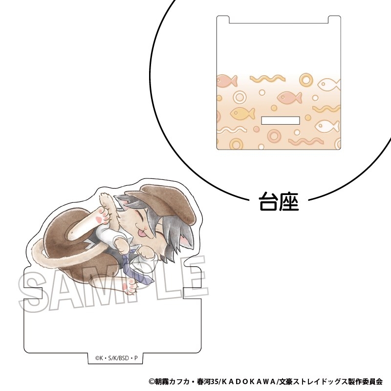 文豪ストレイドッグス 文豪ストレイキャッツ ひっかけアクリルスタンド 江戸川乱歩 - AniSmile