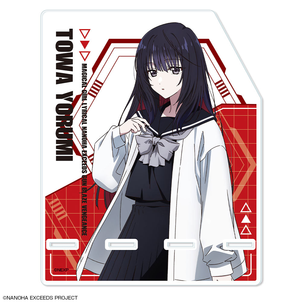 魔法少女リリカルなのは EXCEEDS Gun Blaze Vengeance アクリルスマホスタンド デザイン05(夜海トワ) - AniSmile