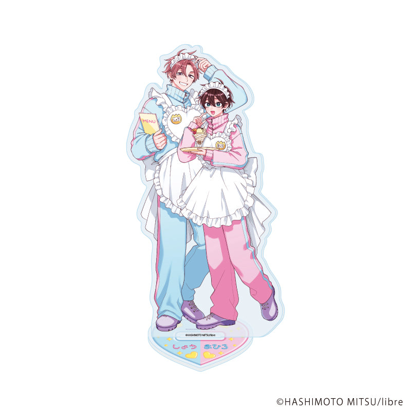アクリルスタンド「王子さまの抱きまくら」01/遊馬 翔&佐藤 真広(描き下ろしイラスト) - AniSmile