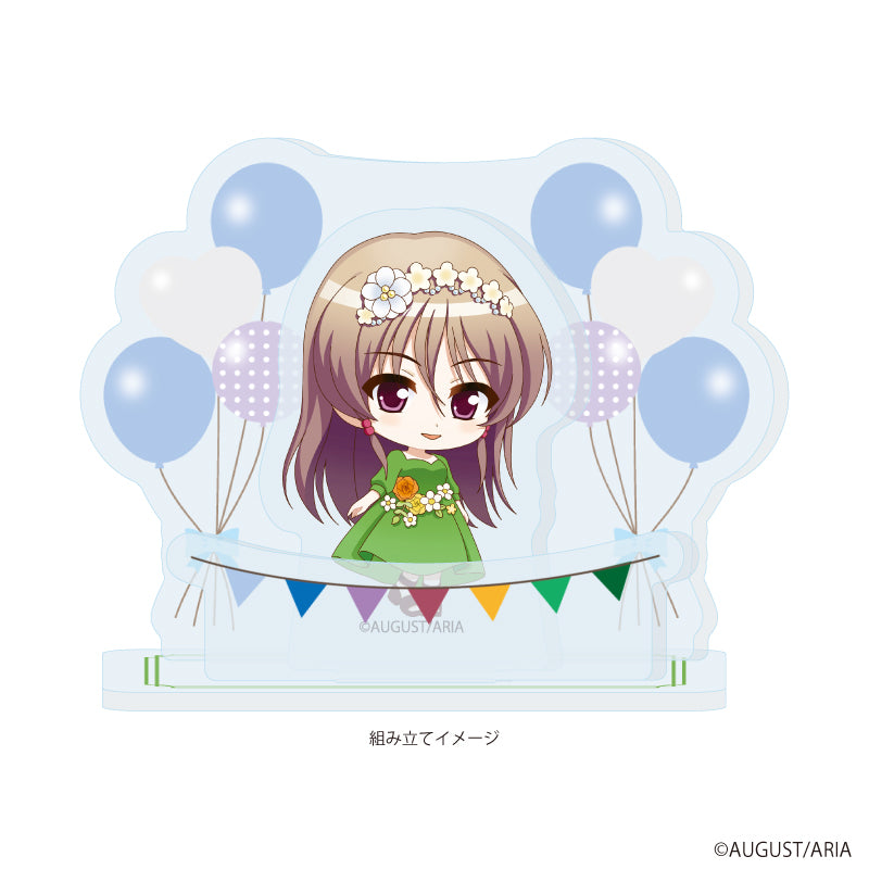 アクリルスタンドプレート「穢翼のユースティア」02/エリス・フローラリア パーティードレスver.(ミニキャライラスト) 图片 2 | AniSmile