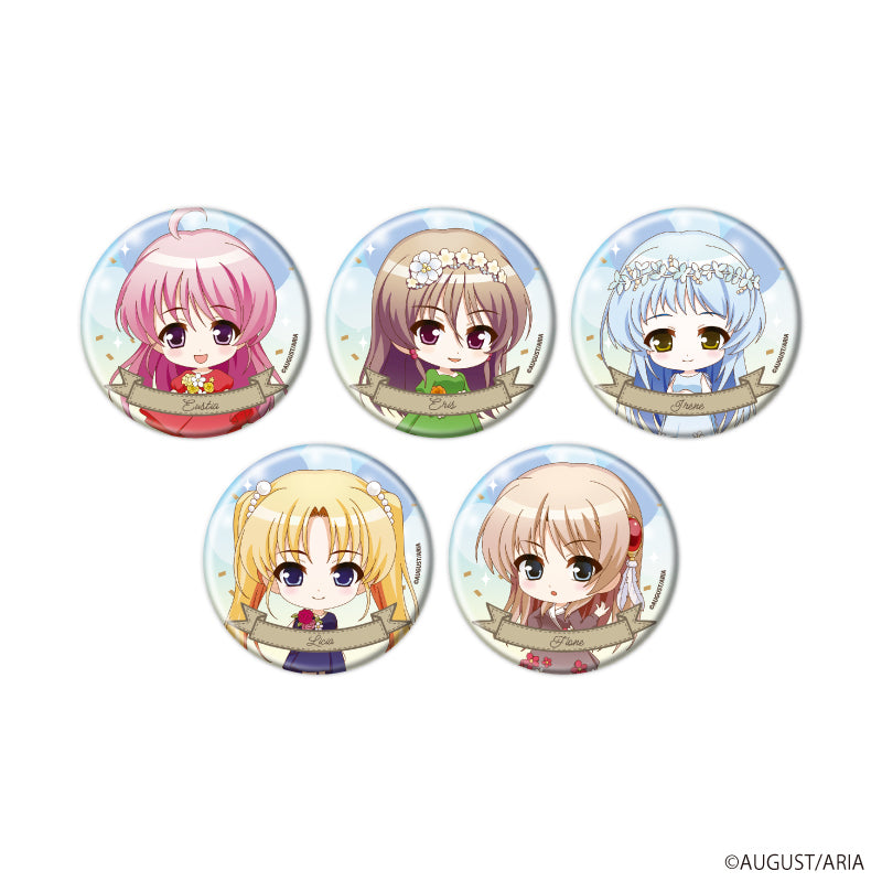 缶バッジ「穢翼のユースティア」03/パーティードレスver. ブラインド(全5種)(ミニキャライラスト) - AniSmile