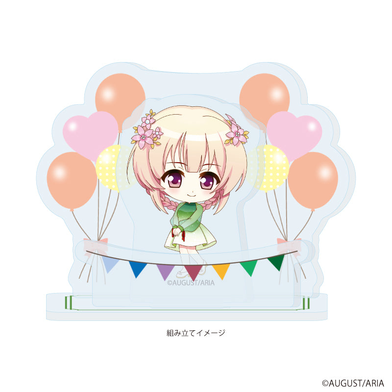 アクリルスタンドプレート「千の刃濤、桃花染の皇姫」02/鴇田 奏海 パーティードレスver.(ミニキャライラスト) Image 2 | AniSmile