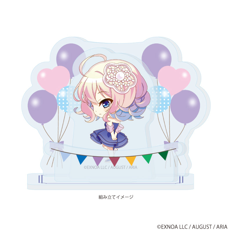 アクリルスタンドプレート「あいりすミスティリア!～少女のつむぐ夢の秘跡～」05/アンジェリーク パーティードレスver.(ミニキャライラスト) Image 2 | AniSmile